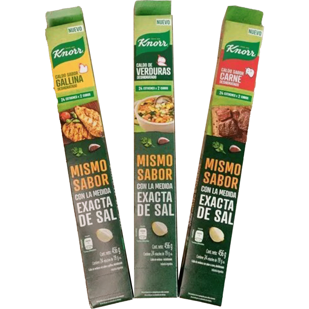 CALDO DE CARNE C/VEGETALES ESTUCHE X 12 CUBOS KNORR