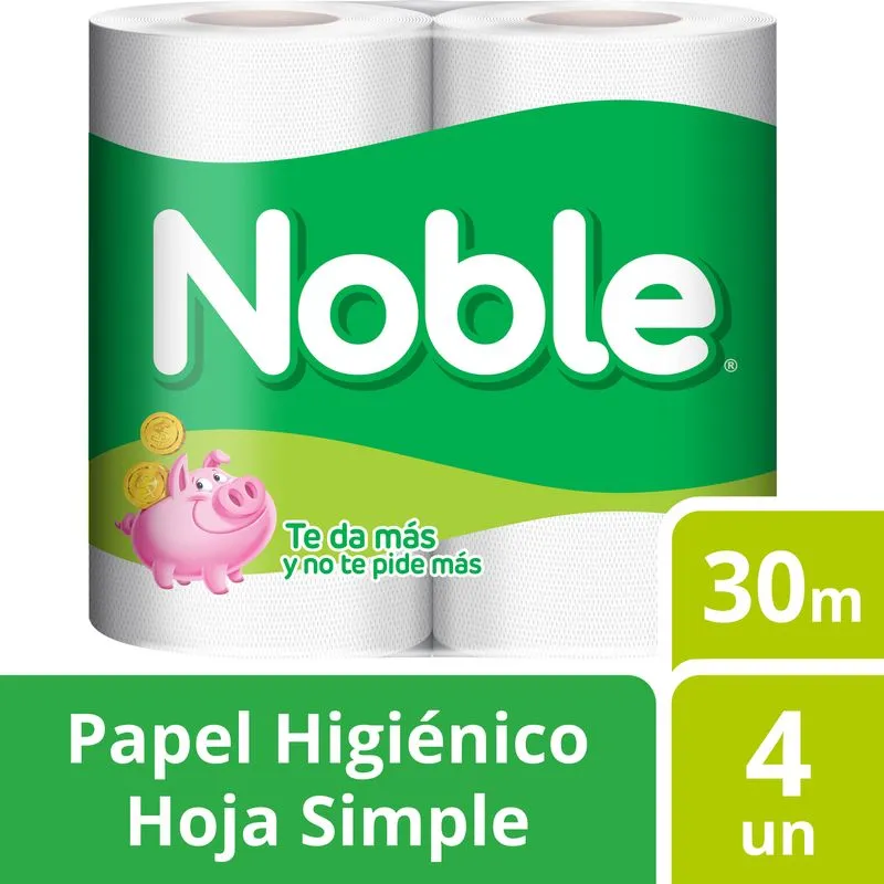 PAPEL HIGIENICO 4x30m NOBLE